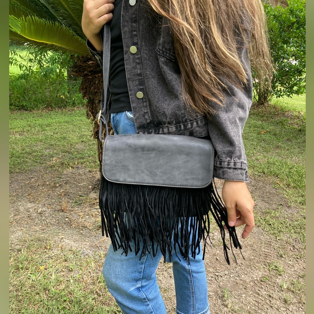 Fringe Crossbody